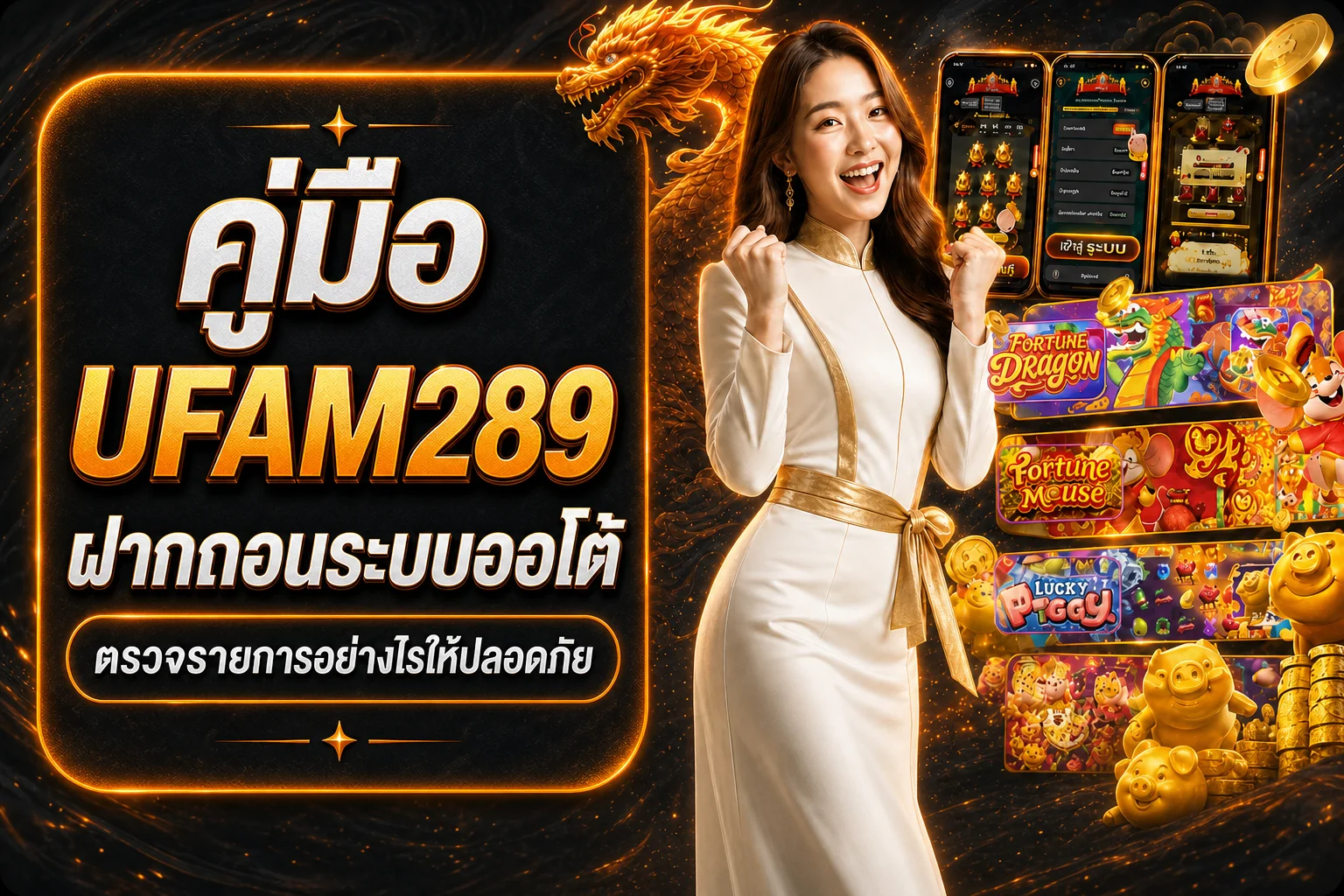 UFAM289 ฝากถอนระบบออโต้ คู่มือตรวจรายการปลอดภัย